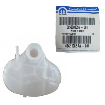 68421982AA DEPOSITO DE ANTICONGELANTE FIAT PALIO 12-17, NOVO UNO 11-16, FIAT UNO 11-20, FIAT NOVO FIORINO 11-21, GRAND SIENA 12-21, MOBY WAY 2017+, RAM PROMASTER RAPID 17-21, RAM 700 2021 1.0L, 1.4L.